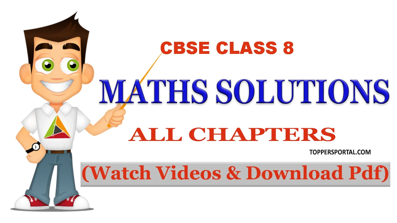 CBSE CLASS 8 Maths Solutions