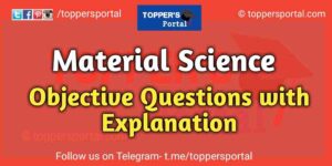 Material Science Objective Questions