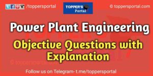 Power Plant Objective Questions