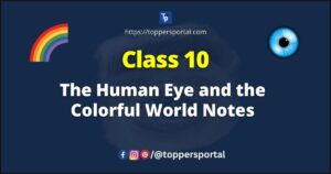 Human Eye and the Colorful World Notes